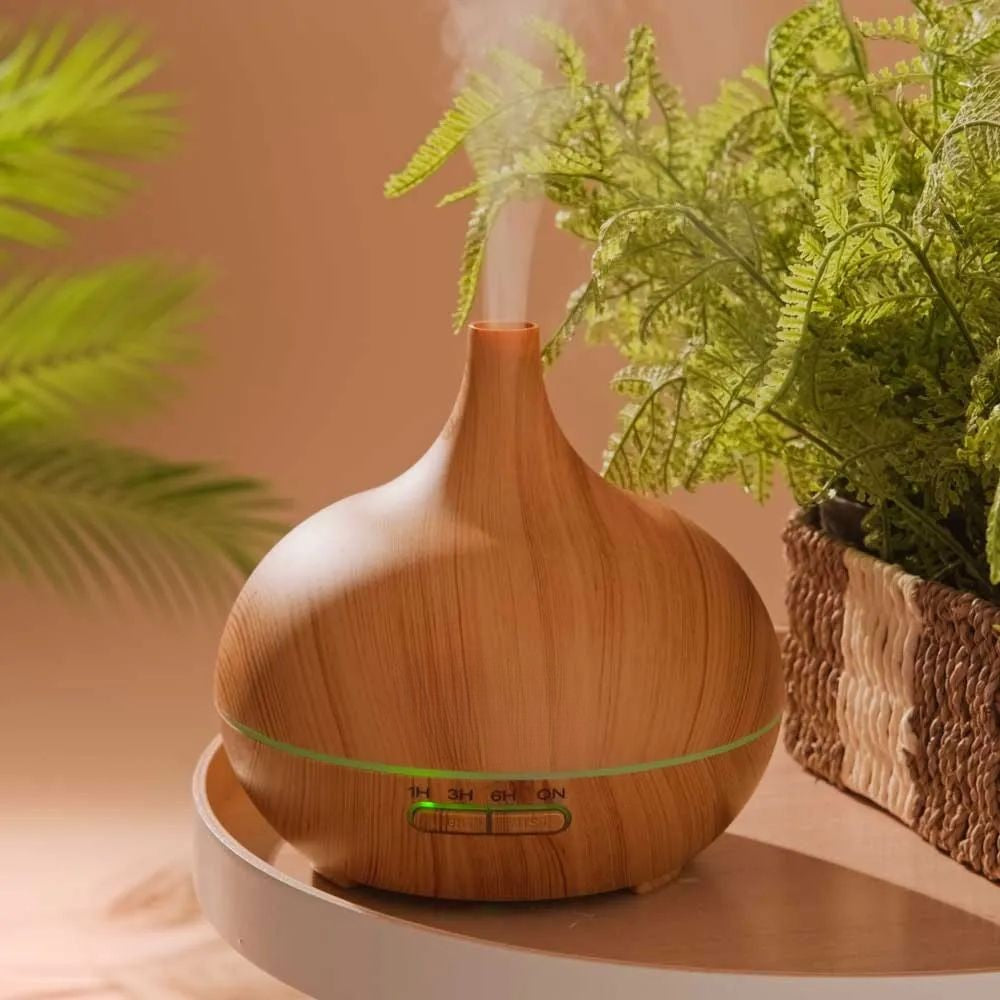 Luxe houten aroma diffuser – Stijl, Rust & Welzijn in één!