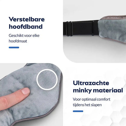 Somnia Luxe™ - Verzwaard slaapmasker