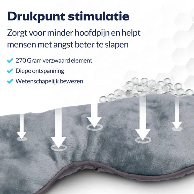 Somnia Luxe™ - Verzwaard slaapmasker