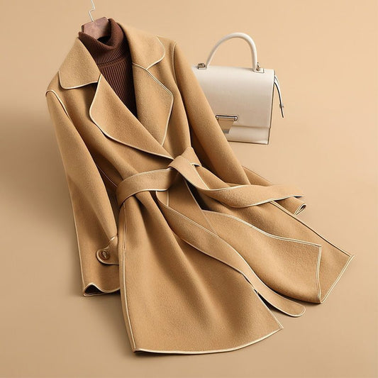 Chic Cashmere Coat - Ultieme Herfst Must-have!