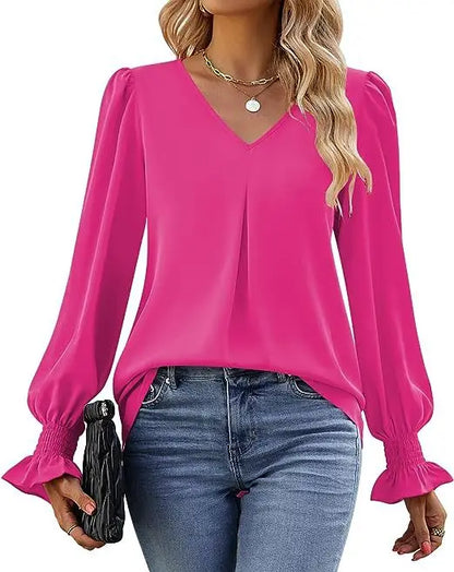 Elysian V-Neck Blouse