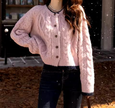 Cable Knit Cardigan