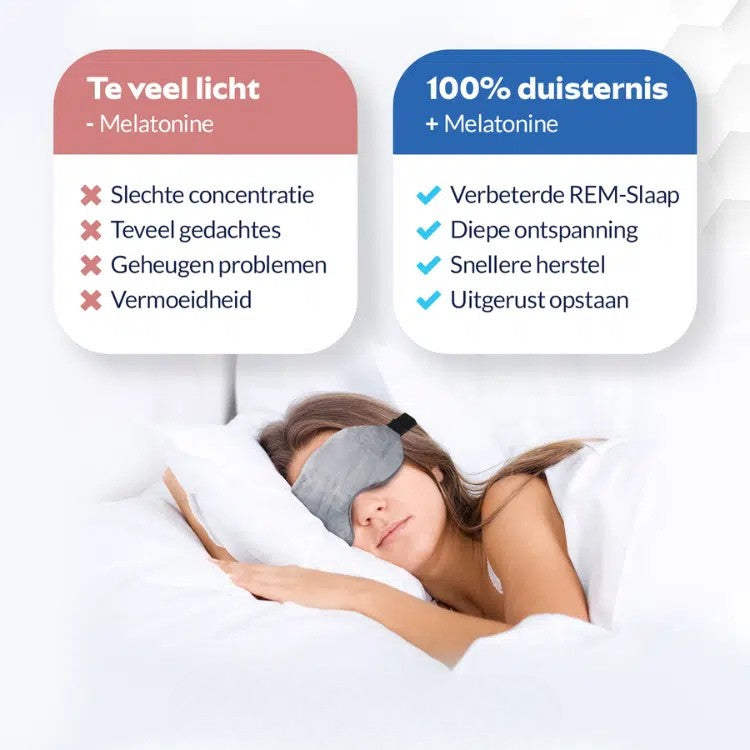 Somnia Luxe™ - Verzwaard slaapmasker